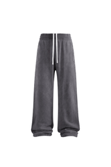 430gsm Garment Dyed Wide Leg Joggers