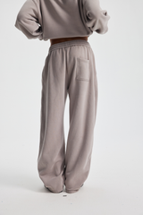 370gsm Garment Dyed Wide Leg Fleece Joggers
