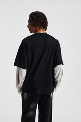275gsm Spray Dyed Fake Layer Boxy Tee