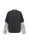 275gsm Spray Dyed Fake Layer Boxy Tee