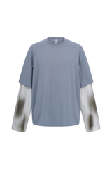 275gsm Spray Dyed Fake Layer Boxy Tee