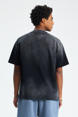 Sun-Faded Paint-Splatter T-Shirt