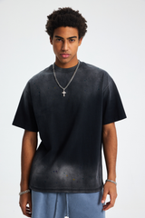 Sun-Faded Paint-Splatter T-Shirt