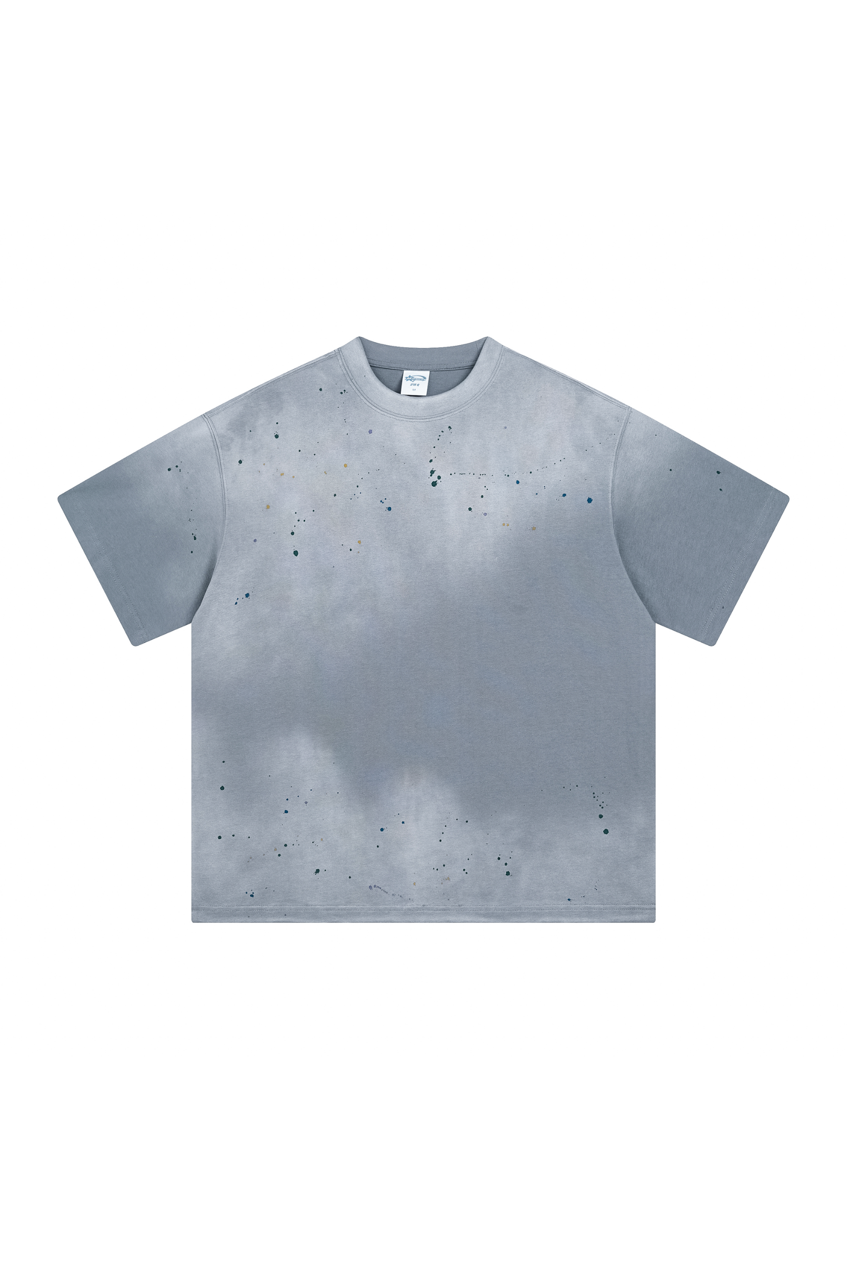Sun-Faded Paint-Splatter T-Shirt