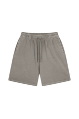 Washed Relaxed Drawstring Shorts