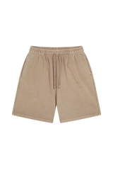 Washed Relaxed Drawstring Shorts