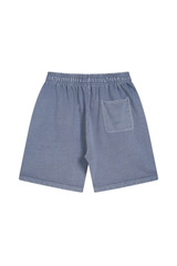 Washed Relaxed Drawstring Shorts