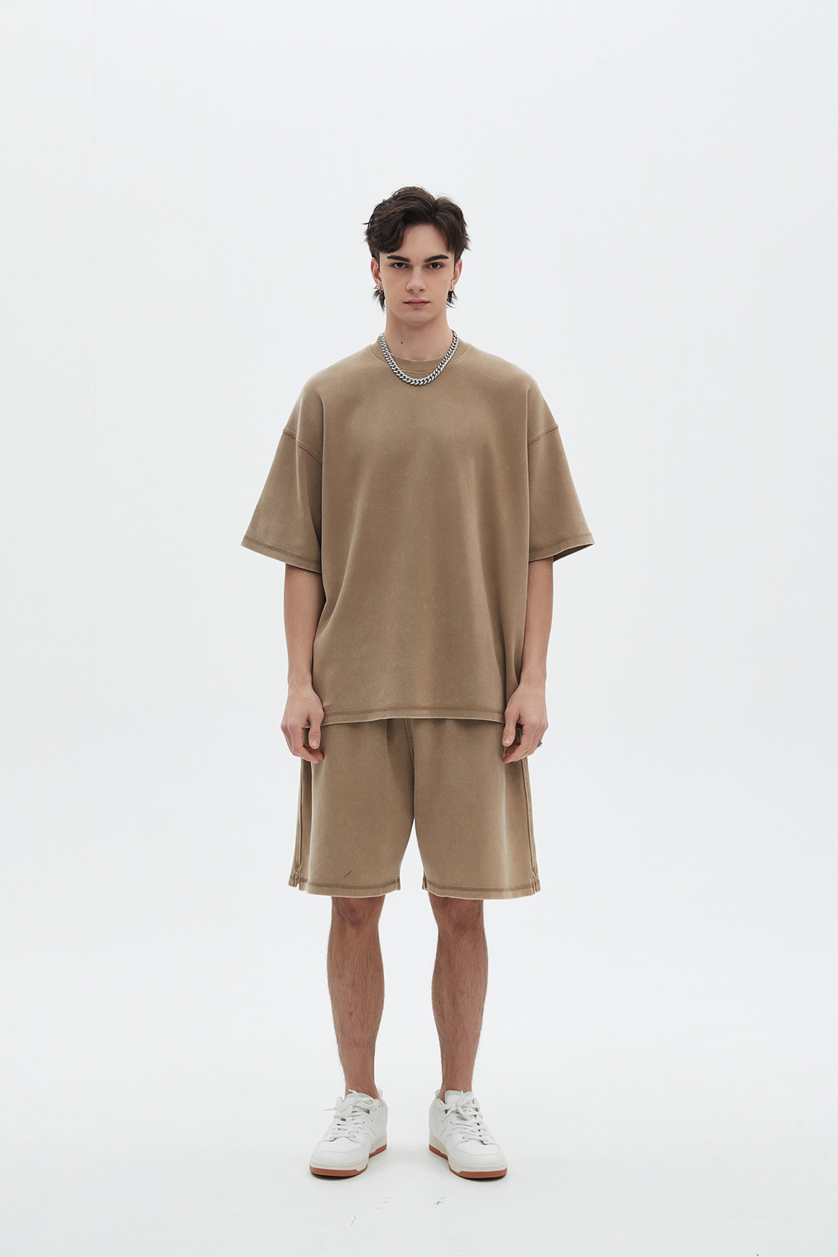 Ultra Heavyweight Washed Faded Shorts