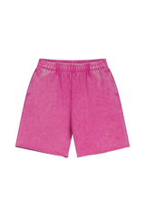 Washed Raw-Hem Sweat Shorts