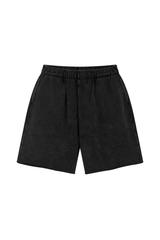 Washed Raw-Hem Sweat Shorts
