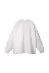 Oversized Drop-Shoulder LS T-Shirt