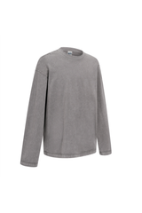 325gsm Stone Wash Boxy Raw Hem Long Sleeve Tee