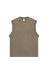 Washed Distressed Sleeveless T-Shirt