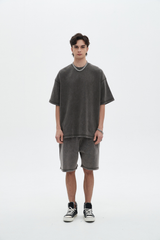 Ultra Heavyweight Washed Faded T-Shirt