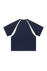 Contrast Raglan V-Neck T-Shirt