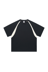 Contrast Raglan V-Neck T-Shirt