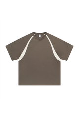 Contrast Raglan V-Neck T-Shirt