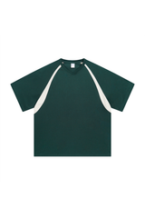 Contrast Raglan V-Neck T-Shirt