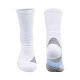 3 Pack Mens Thick Cushioned Sports Socks Black-FOURMINT