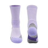 3 Pack Mens Thick Cushioned Sports Socks Black-FOURMINT