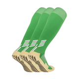 3 Pack Kids Football Grip Socks With Silicon Nubs-FOURMINT