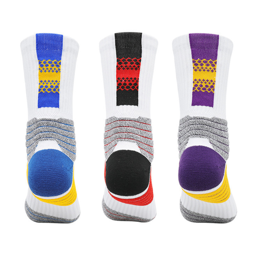 3 Pack Kids Padded Sole Sports Trainer Socks-FOURMINT