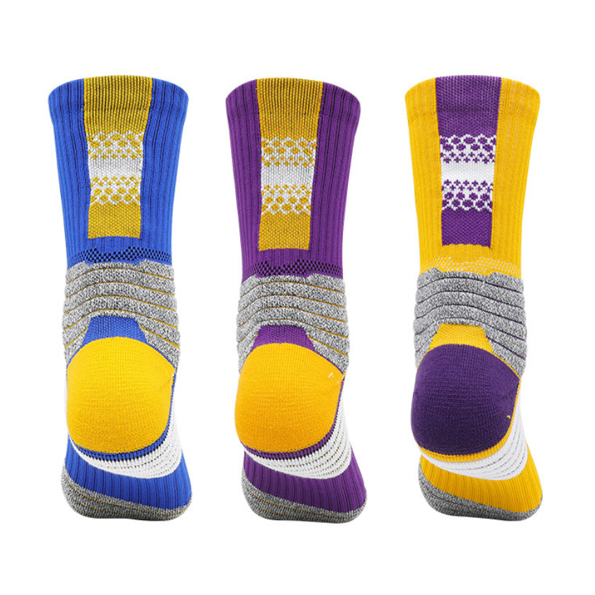 3 Pack Padded Sole Sports Trainer Socks-FOURMINT