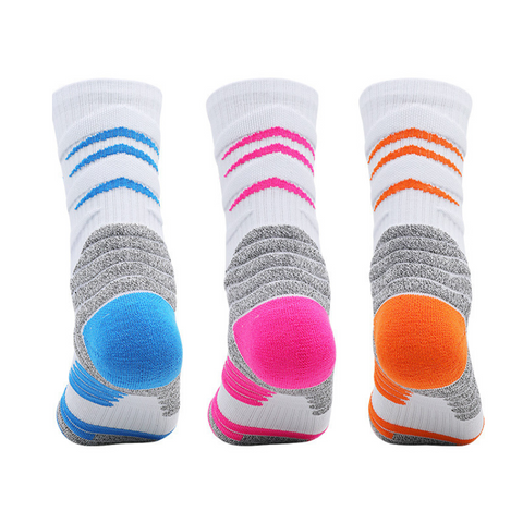 3 Pack Mens Anti Slip Padded Socks-FOURMINT