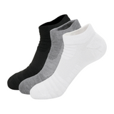 3 Pack Mens Ankle Trainer Socks Thick Cushioned-FOURMINT