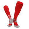 3 Pack Mens Non Slip Football Socks Red-FOURMINT