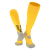 3 Pack Thick Cushioned Kids Football Socks Yellow-FOURMINT