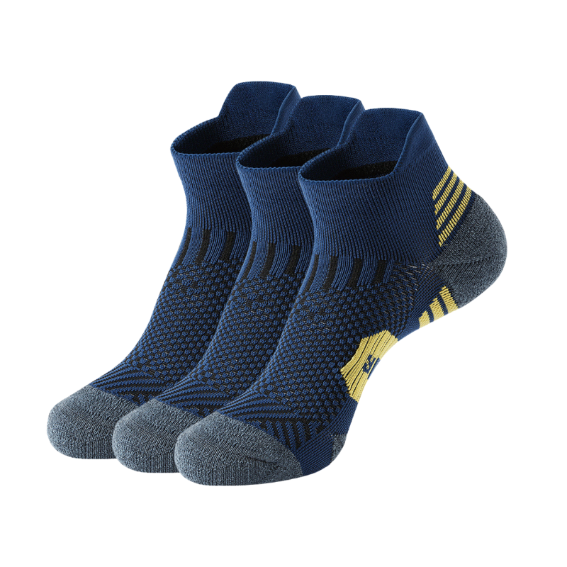 3 Pack White Running Socks Women-FOURMINT
