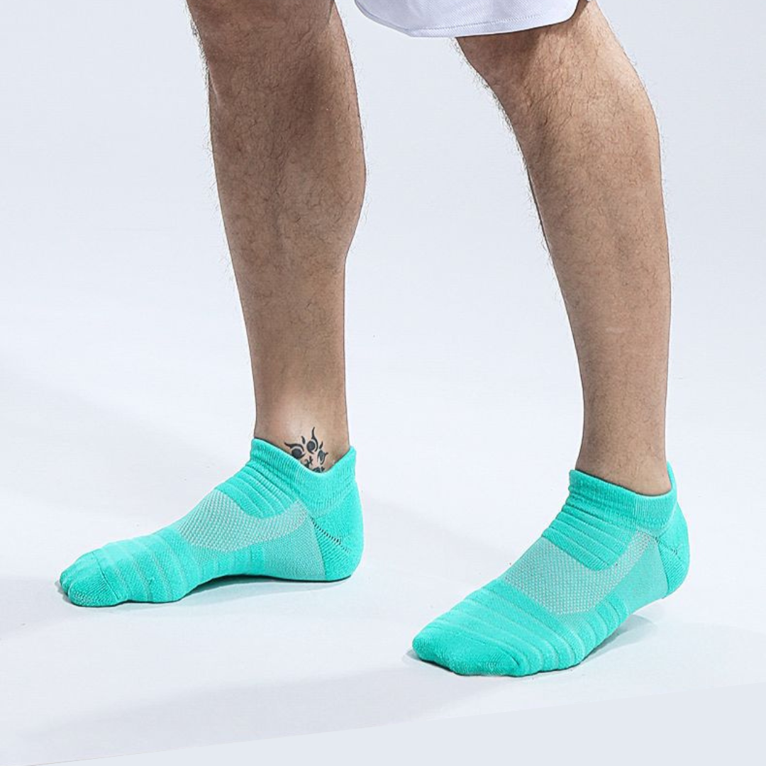 3 Pack Cushioned Low Cut Trainer Mens-FOURMINT
