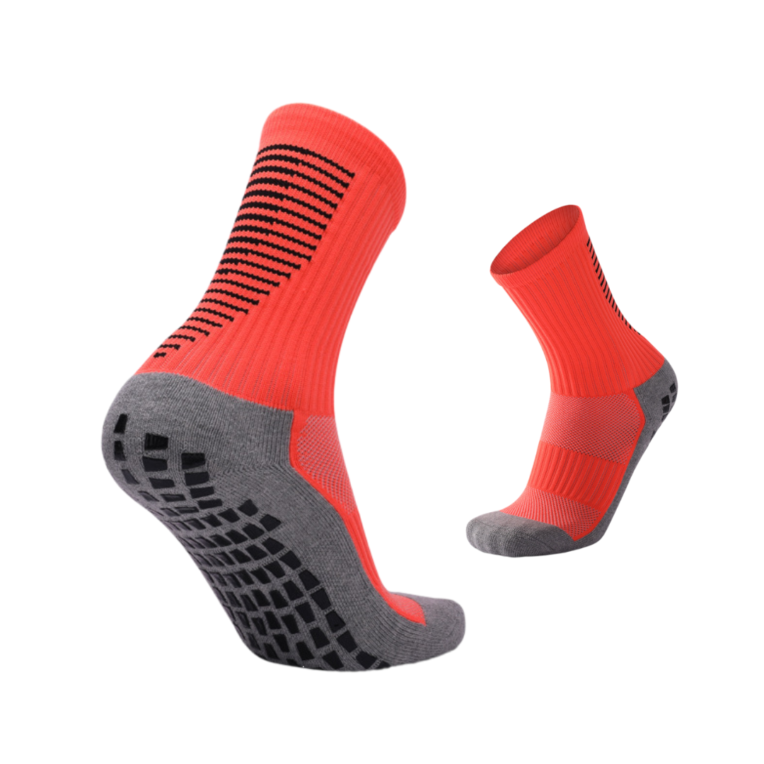 3 Pack Men's Football Socks with Grip-FOURMINT