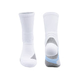 3 Pack Solid Sports Socks White-FOURMINT