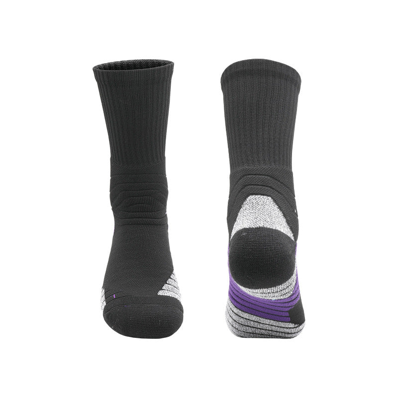 3 Pack Solid Sports Socks White-FOURMINT