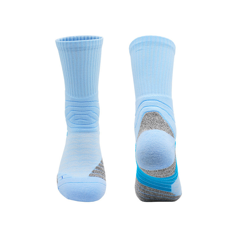 3 Pack Solid Sports Socks White-FOURMINT