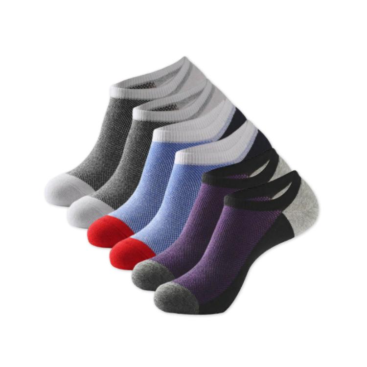 6 Pack Invisible Socks For Men-FOURMINT