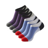 6 Pairs No Show Socks for Men-FOURMINT