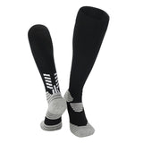 3 Pack Kids Long Sports Socks Black-FOURMINT