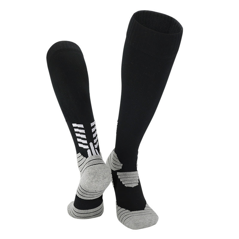 3 Pack Cushioned Football Socks for Mens and Kids-FOURMINT
