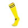 3 Pack Junior Yellow Football Socks with Striped-FOURMINT