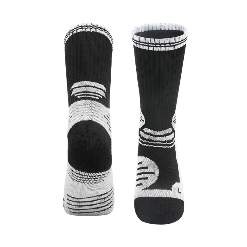 3 Pack Kids Sports Socks Black-FOURMINT
