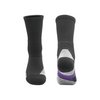 3 Pack Men's Black Sports Socks-FOURMINT