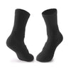 3 Pack Solid Black Sports Socks for Men-FOURMINT