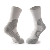3 Pack Solid Gray Sports Socks for Men-FOURMINT