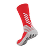 3 Pack Red Football Grip Socks Mens-FOURMINT