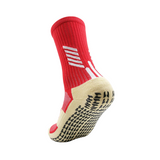 3 Pack Kids Football Grip Socks Red-FOURMINT