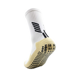 3 Pack Kids Football Grip Socks White-FOURMINT