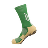 3 Pack Mens Football Grip Socks Green-FOURMINT